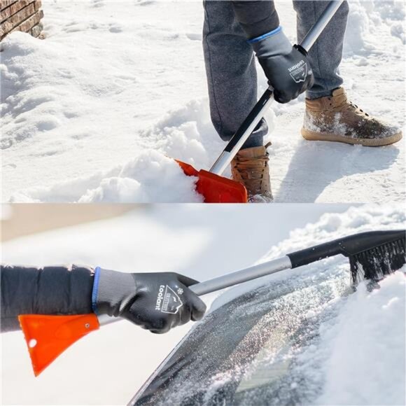 Winter Work Gloves for Men and Women, Touchscreen, Waterproof Gloves for Working - Picture 7 of 8